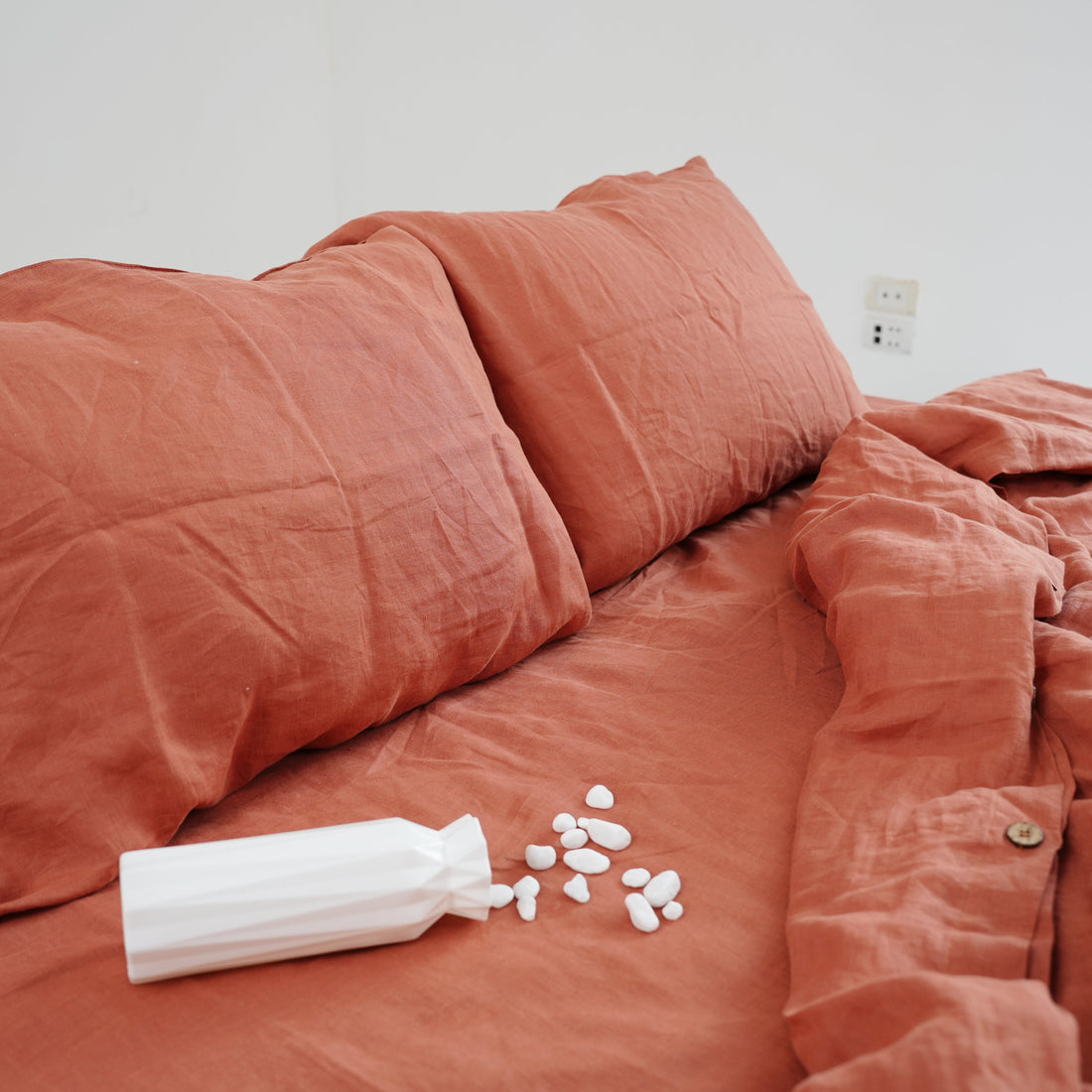 Red Linen Bedding: How to Style a Bold Bed Without It Taking Over