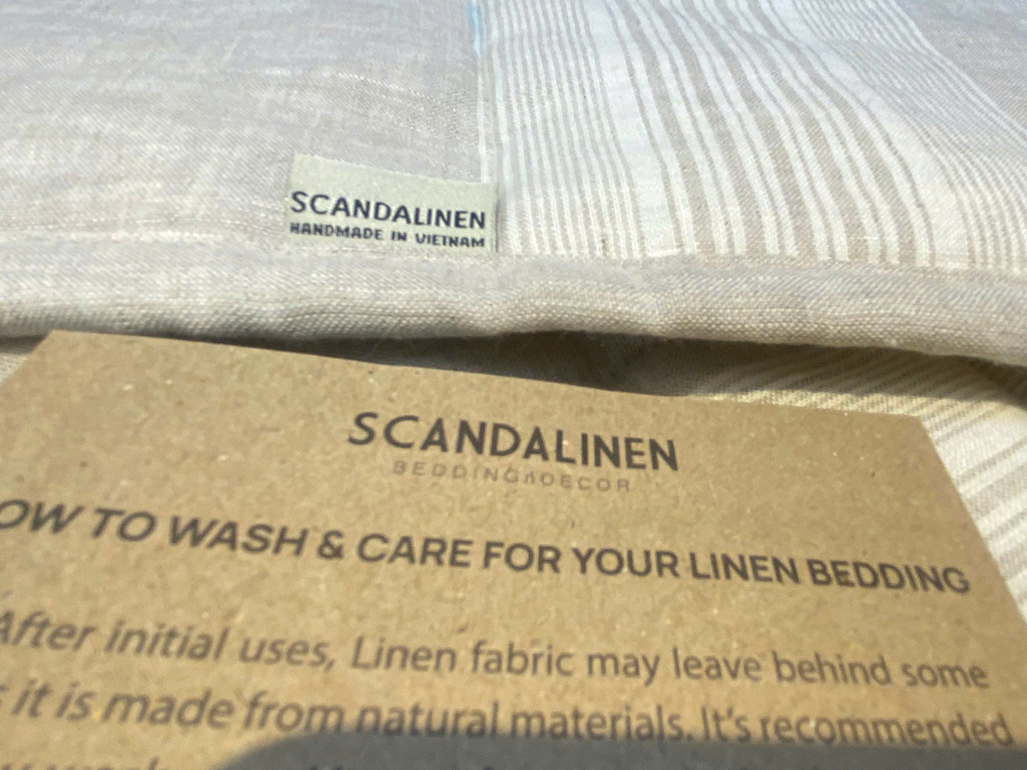 Hand-Quilted French Linen Blanket – Stonewashed Linen Coverlet