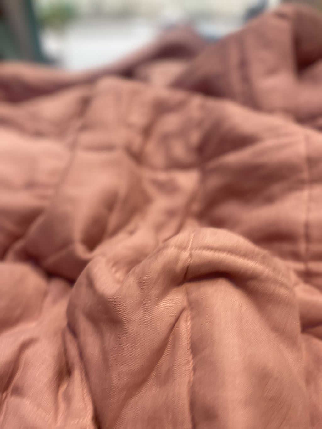 Hand-Quilted French Linen Blanket – Stonewashed Linen Coverlet