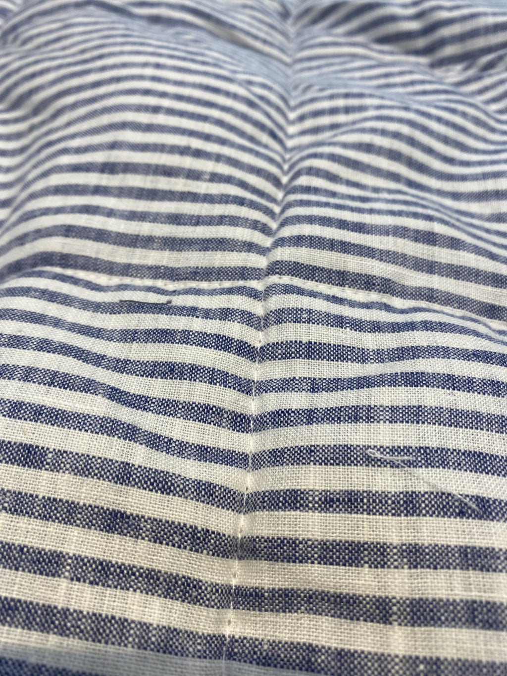 Hand-Quilted French Linen Blanket – Stonewashed Linen Coverlet