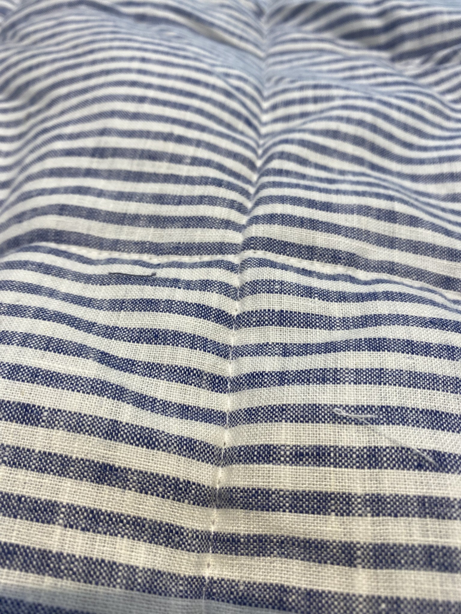Hand-Quilted French Linen Blanket – Stonewashed Linen Coverlet