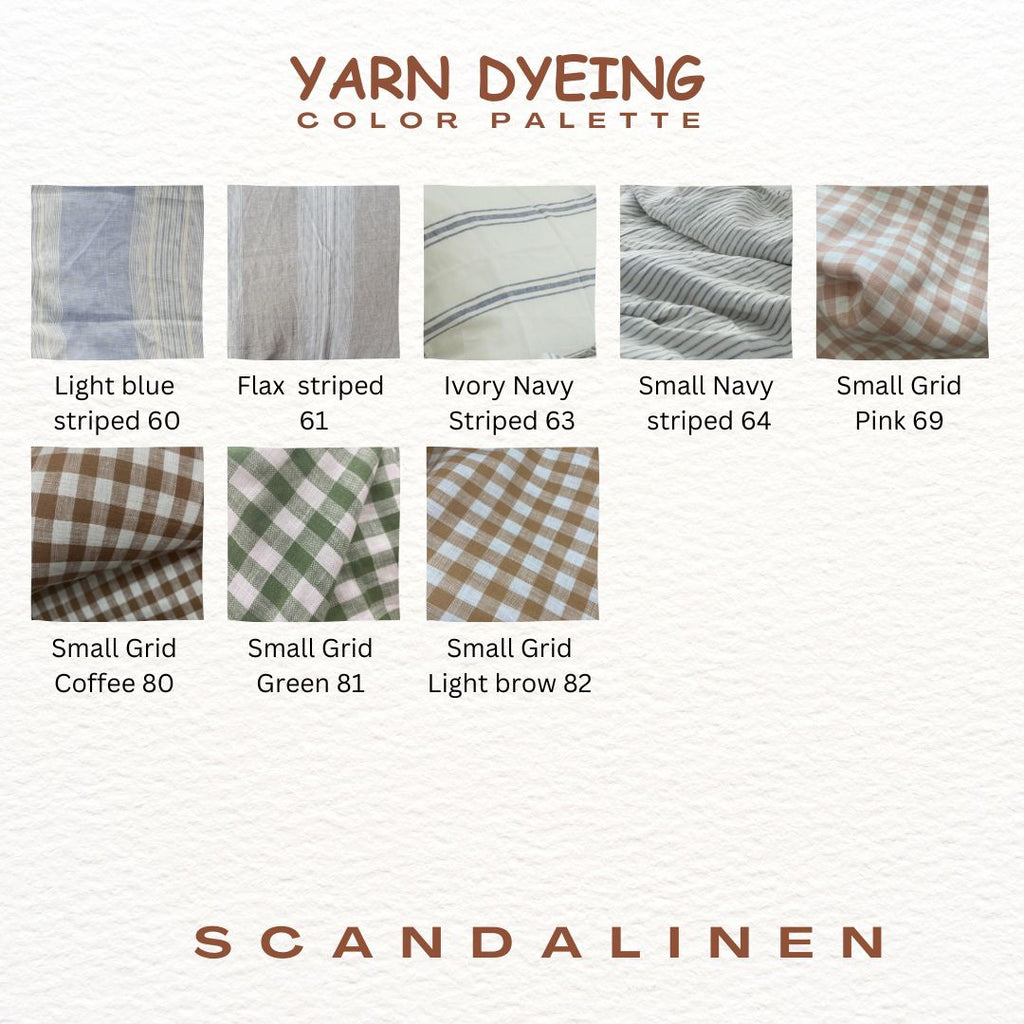Sky French Linen Duvet Cover - Plain Dyeing 09