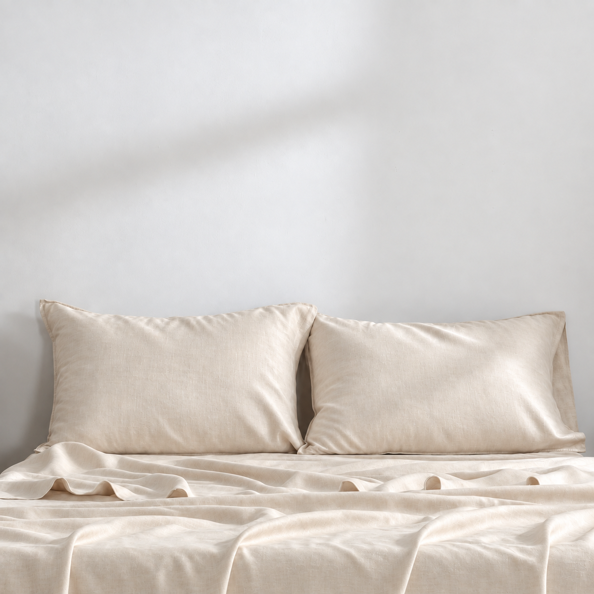 Light Grey Bamboo Linen Pillowcases