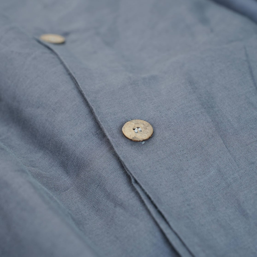 Dark French Linen Duvet Cover | Plain Dyed