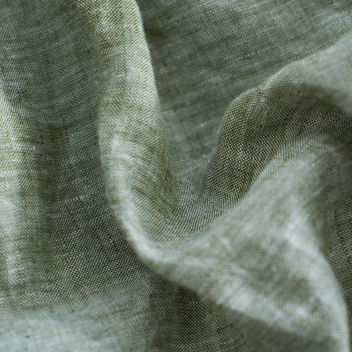 Asparagus French Linen Duvet Cover | Premium Bedding