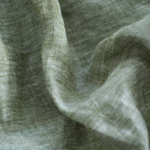 Asparagus Green French Linen Duvet Cover Set - Yarn-Dyed 4-Piece