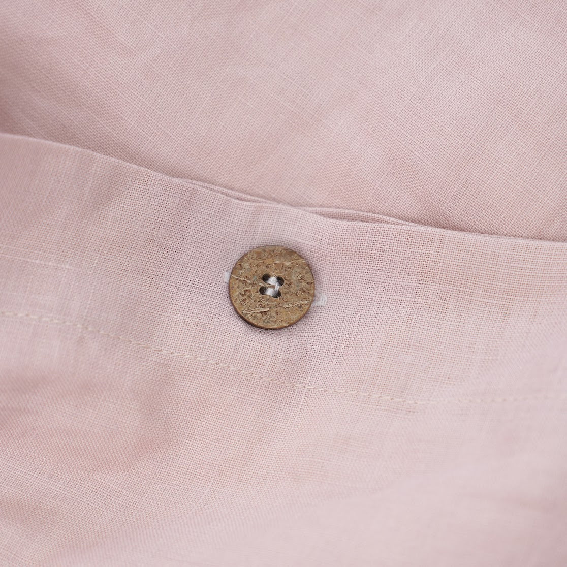 Dust Pink French Linen Top Sheet | 100% Linen Flat Sheet