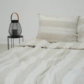 Big Striped French Linen Duvet Cover | Yarn-Dyed | Handmade