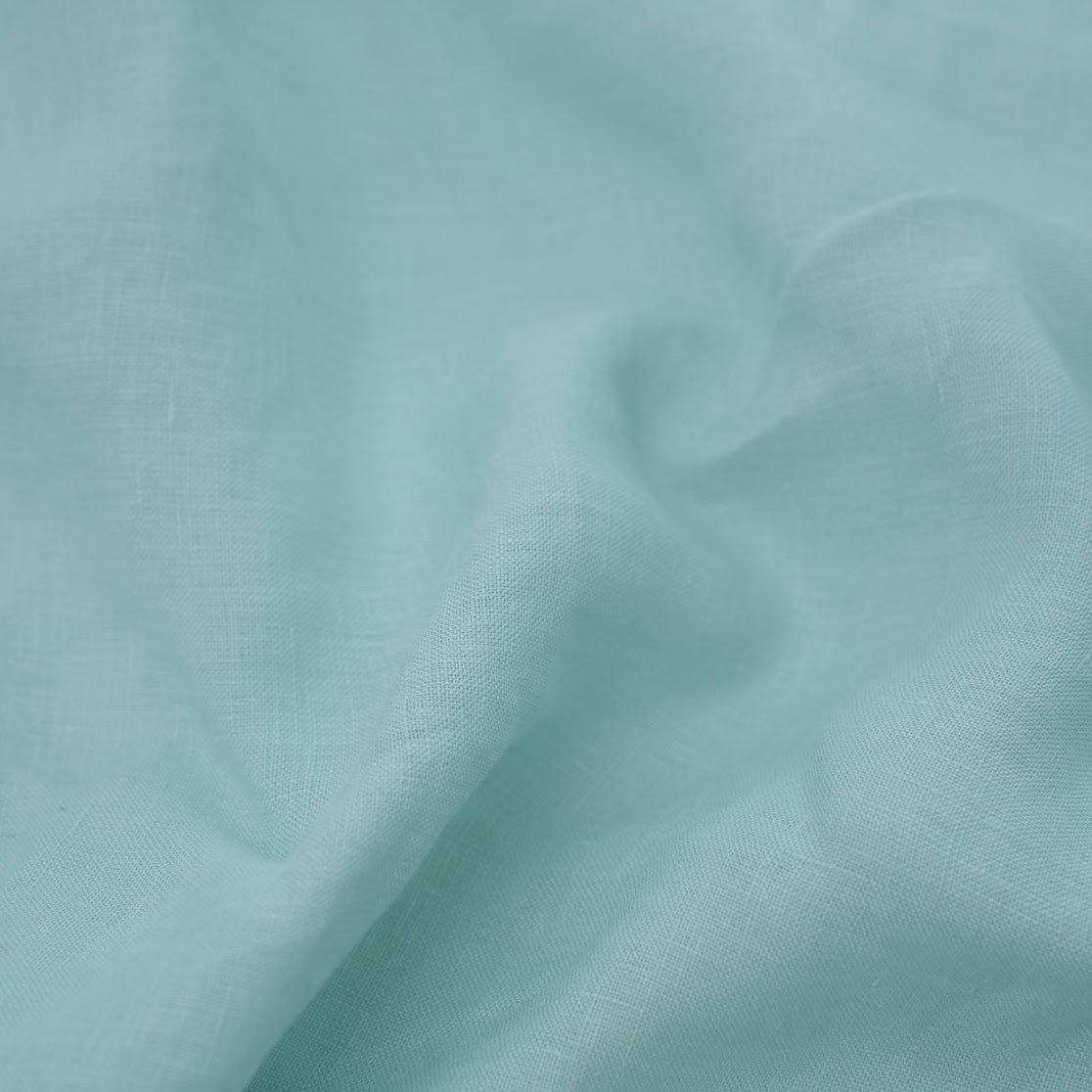 Mint Green French Linen Fitted Sheet Set - Deep Pocket with 2 Pillowcases