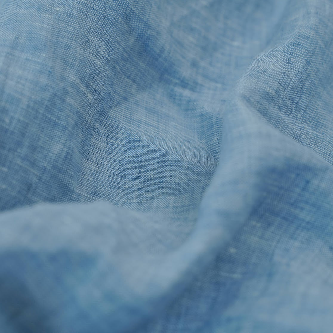 Blue French Linen Duvet Cover | Yarn-Dyed | Handmade