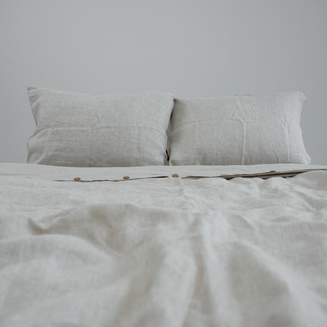 Flax French Linen Duvet Cover | Premium Bedding