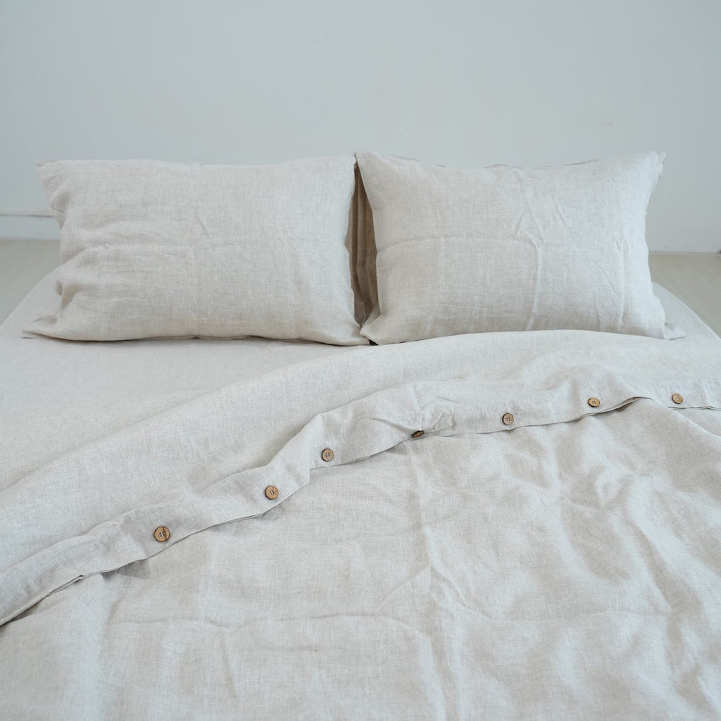Flax French Linen Duvet Cover | Premium Bedding