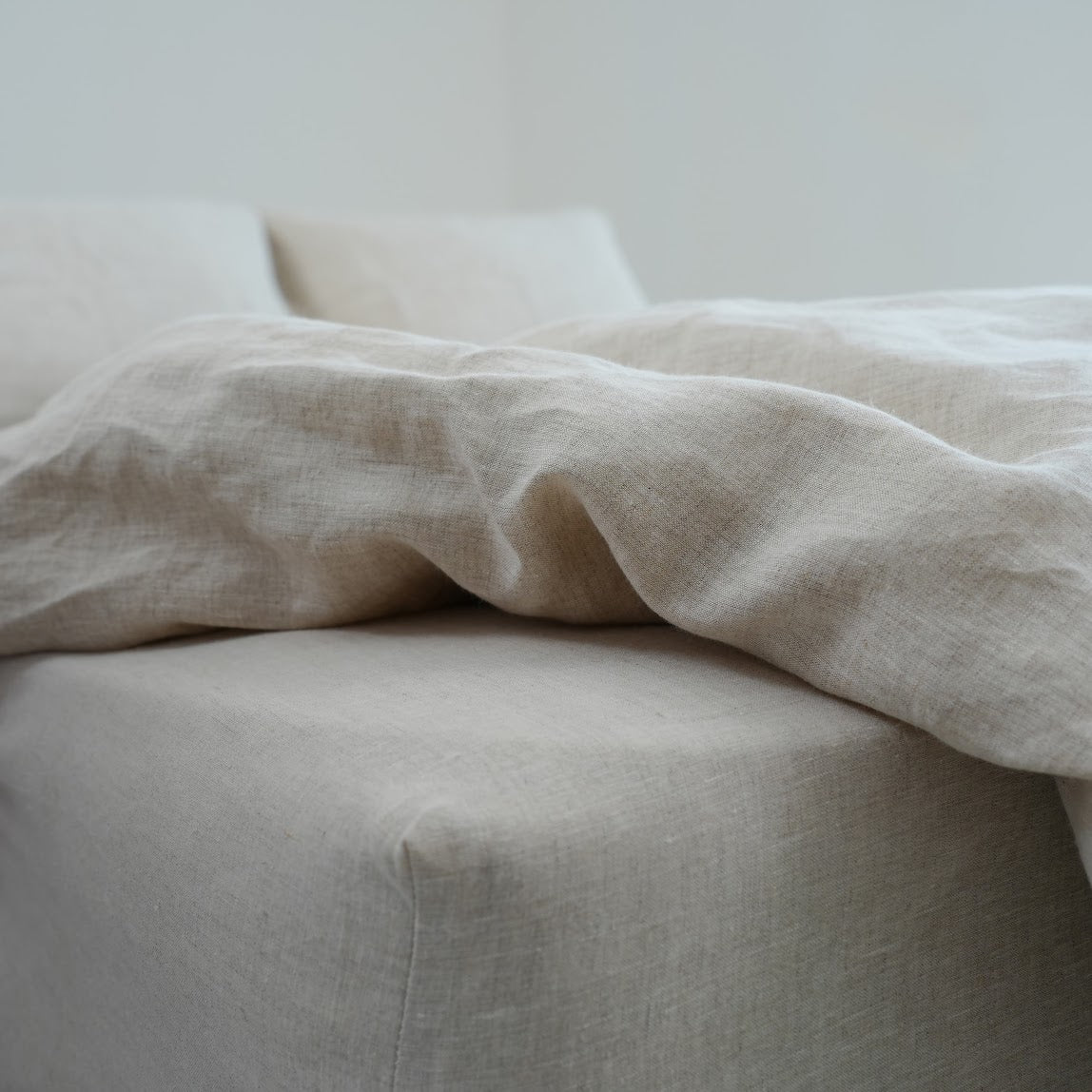 Flax French Linen Duvet Cover | Premium Bedding