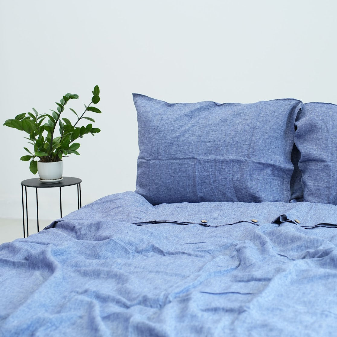 Jean French Linen Duvet Cover | Yarn-Dyed | Handmade