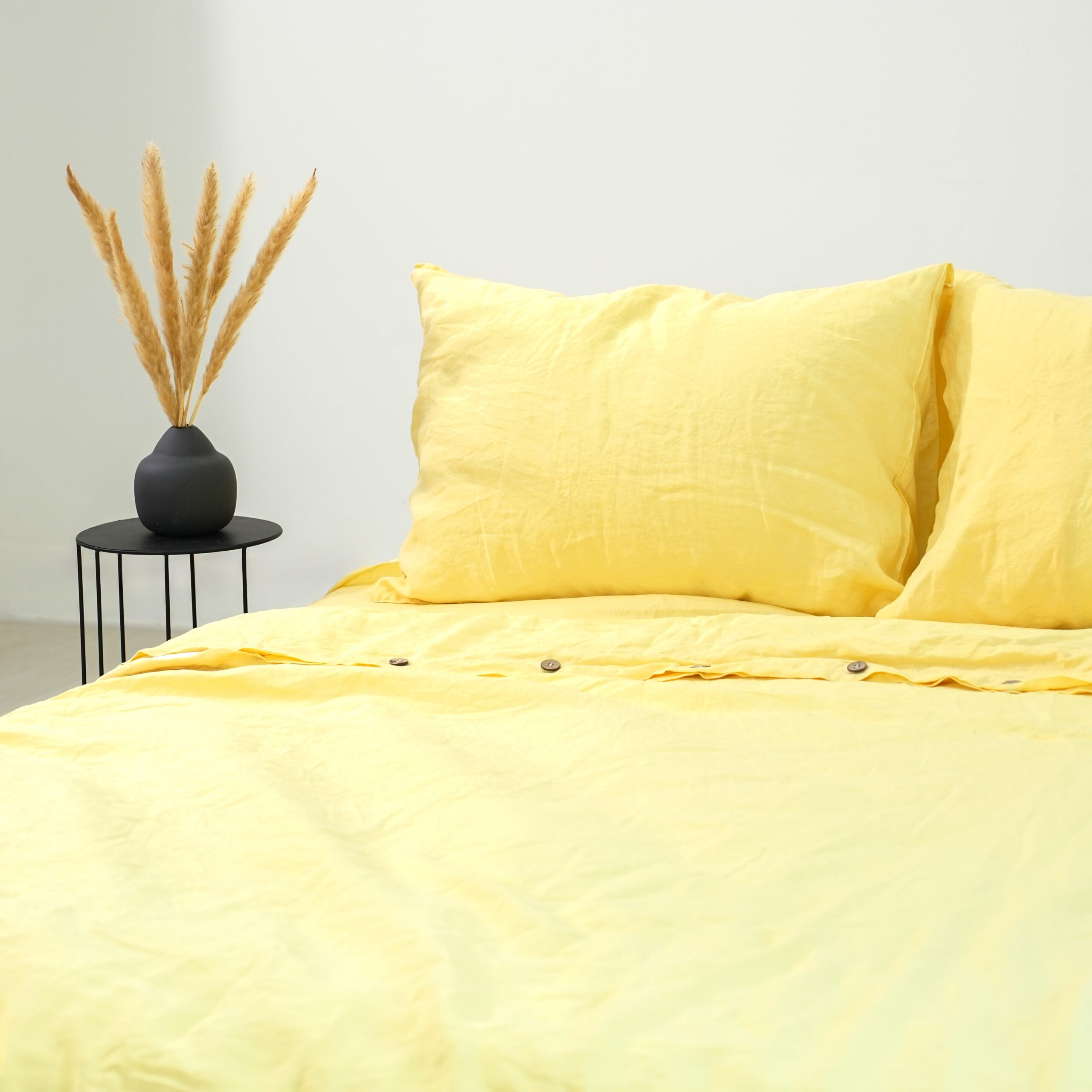 Butter French Linen Flat Sheet — 100% European Flax