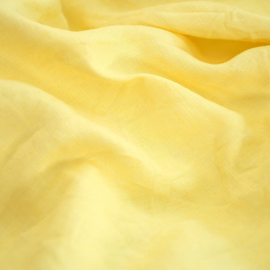 Butter French Linen Flat Sheet — 100% European Flax