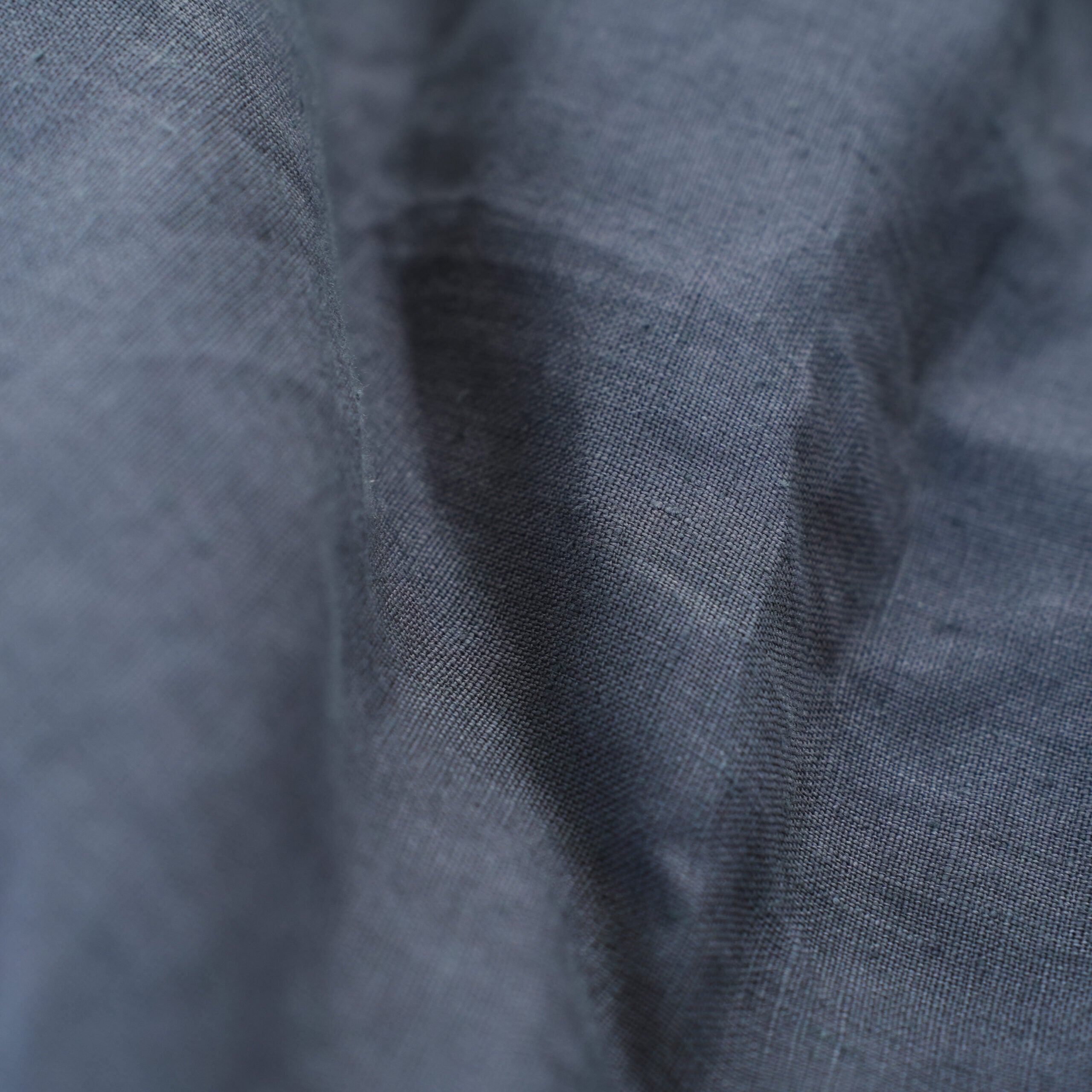 Dark Gray French Linen Fitted Sheet Set - Deep Pocket with 2 Pillowcases