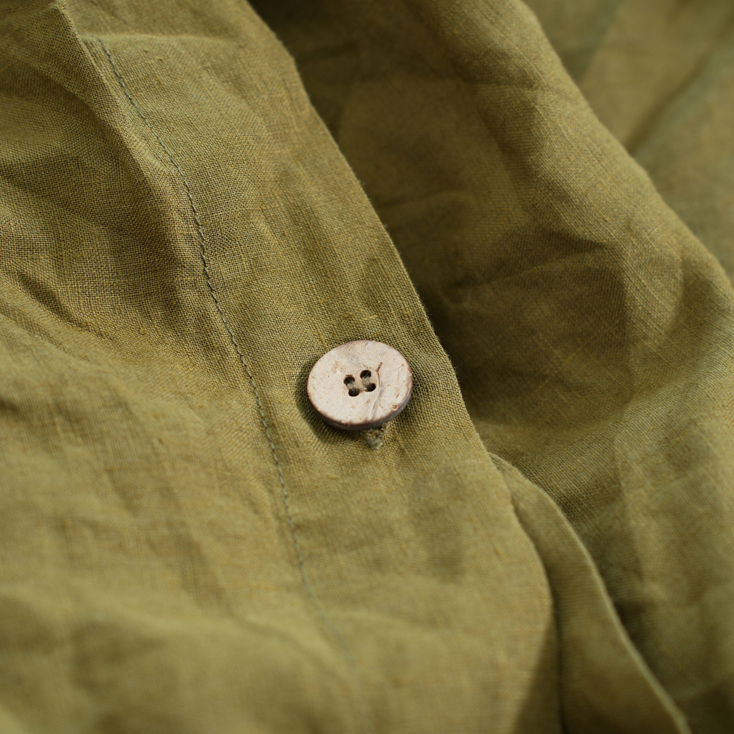 Moss Green French Linen Flat Sheet | 100% Linen Flat Sheet