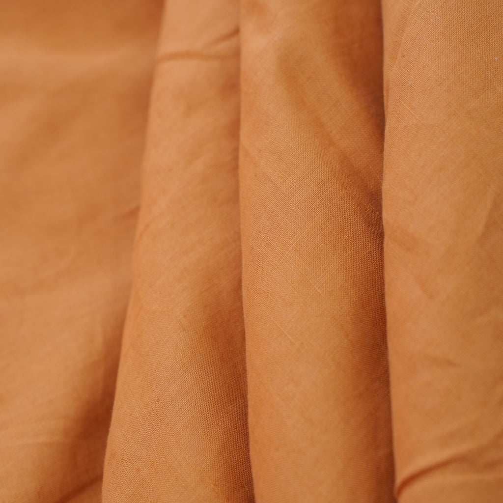 Goldenrod Yellow French Linen Fitted Sheet Set - Deep Pocket with 2 Pillowcases