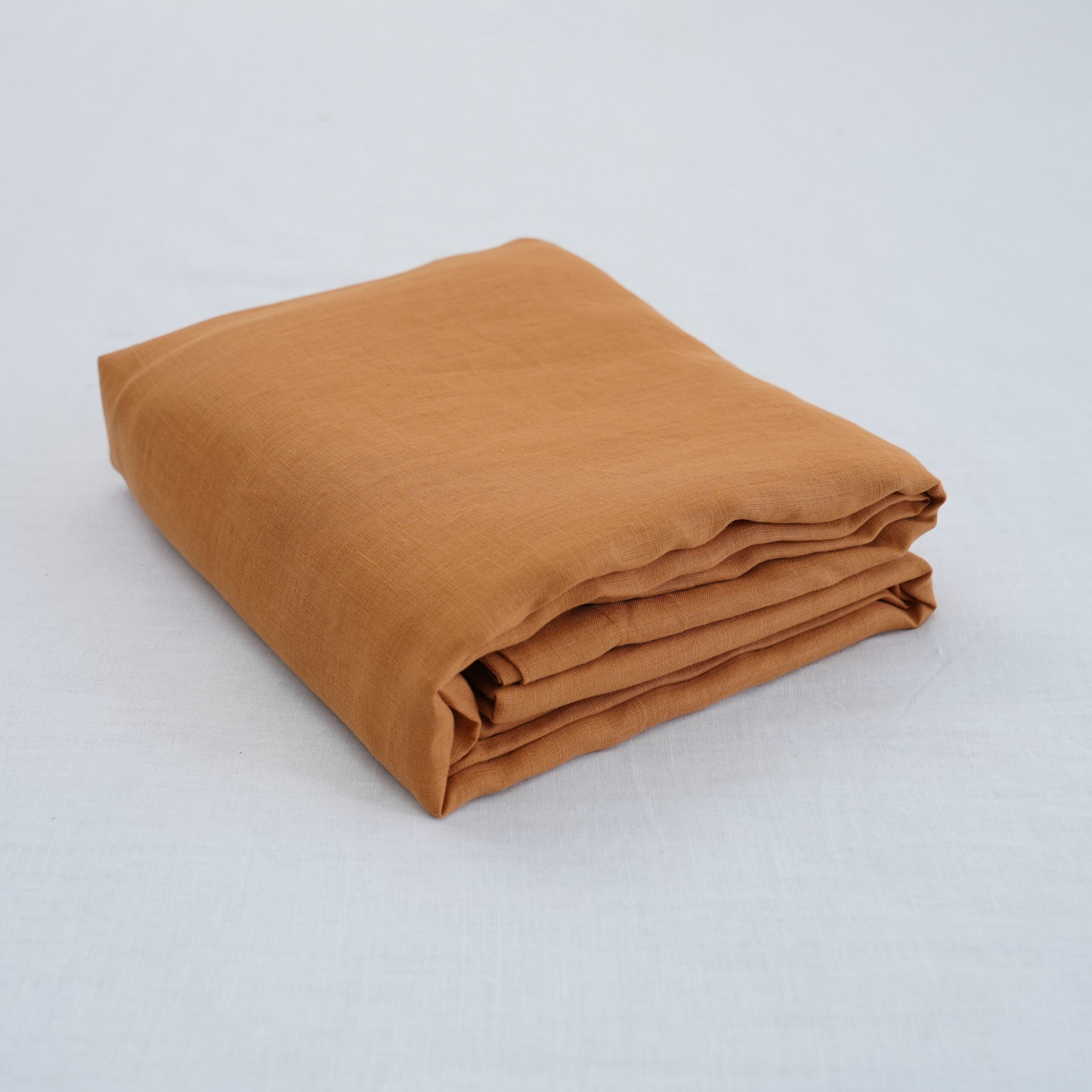 Goldenrod Yellow French Linen Fitted Sheet Set - Deep Pocket with 2 Pillowcases