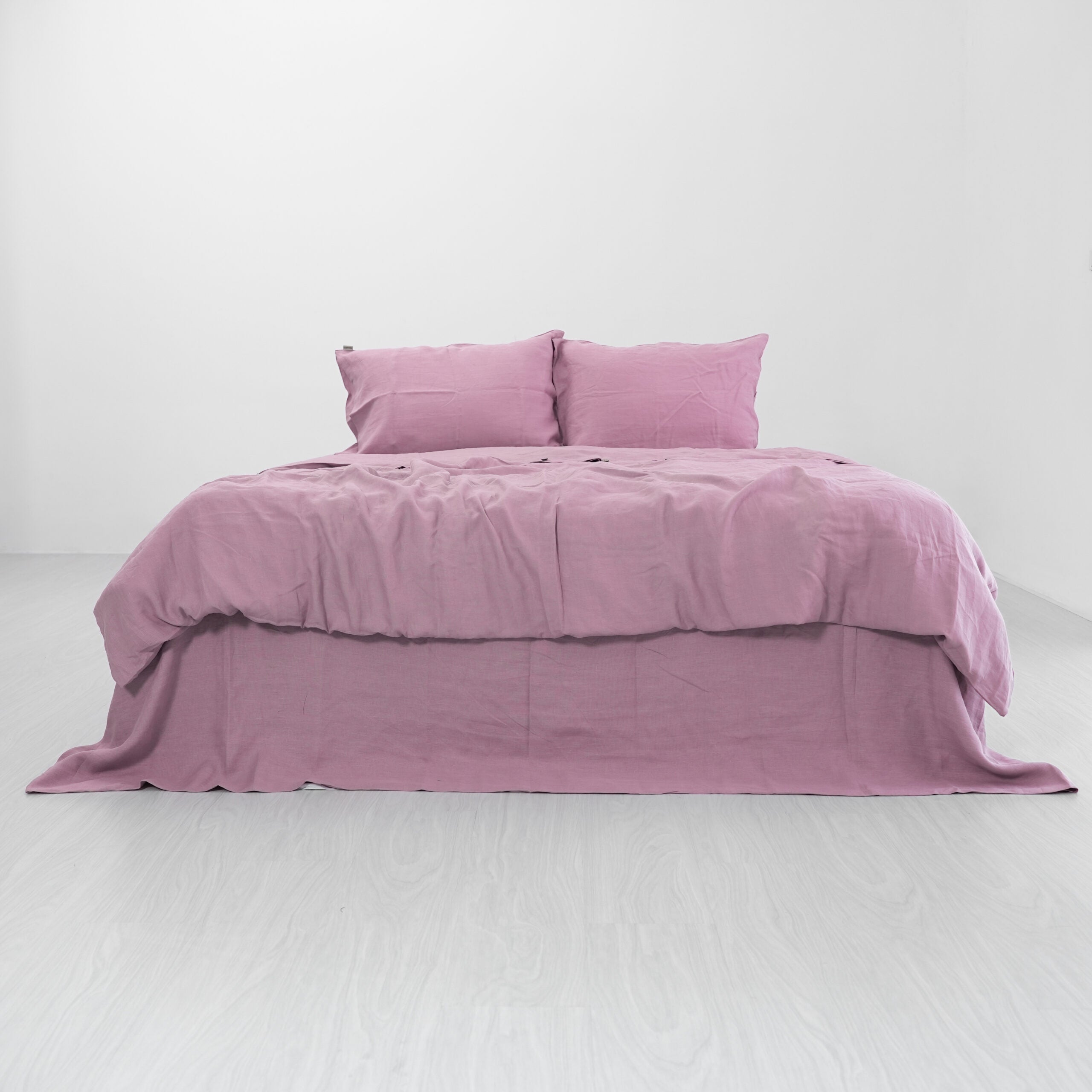 Purple French Linen Flat Sheet | 100% Linen Flat Sheet