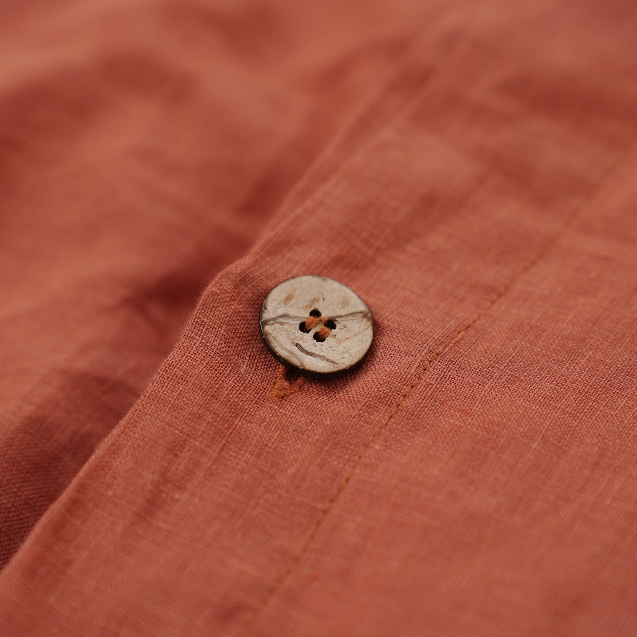 Rust French Linen Flat Sheet | 100% Linen Flat Sheet