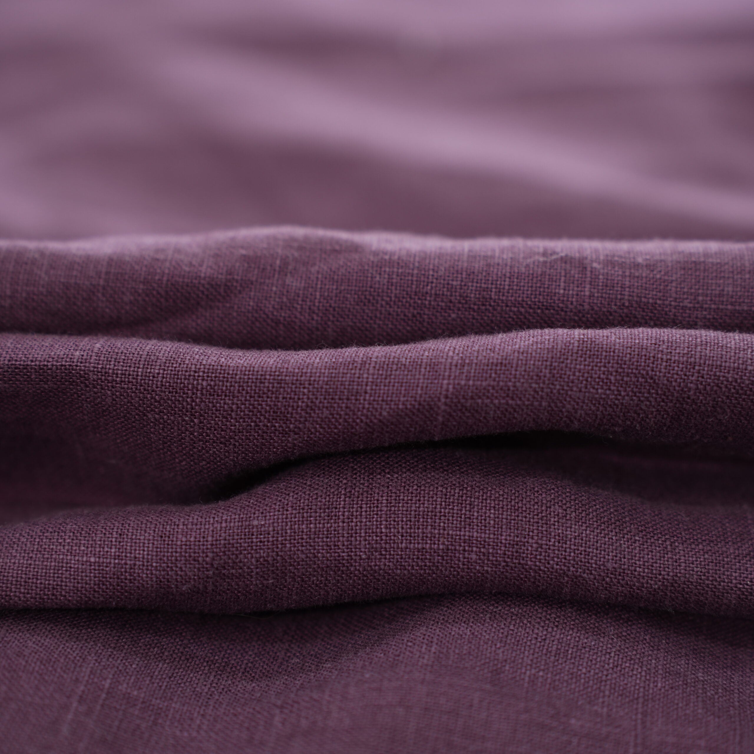 Violet Purple French Linen Fitted Sheet | Handmade