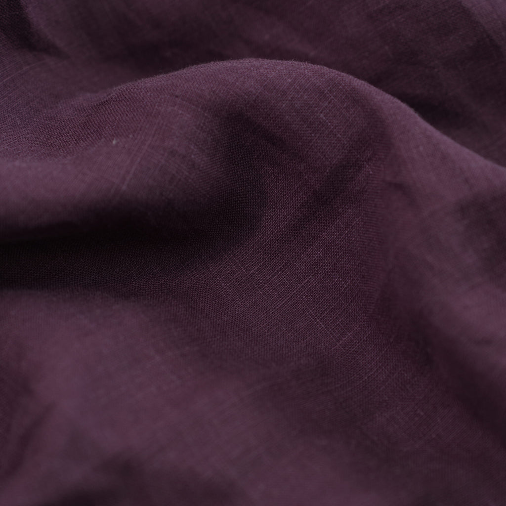 Violet French Linen Duvet Cover+2 Pillowcases Set- Plain Dyeing 16