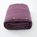 Violet French Linen Top Sheet | 100% Linen Flat Sheet