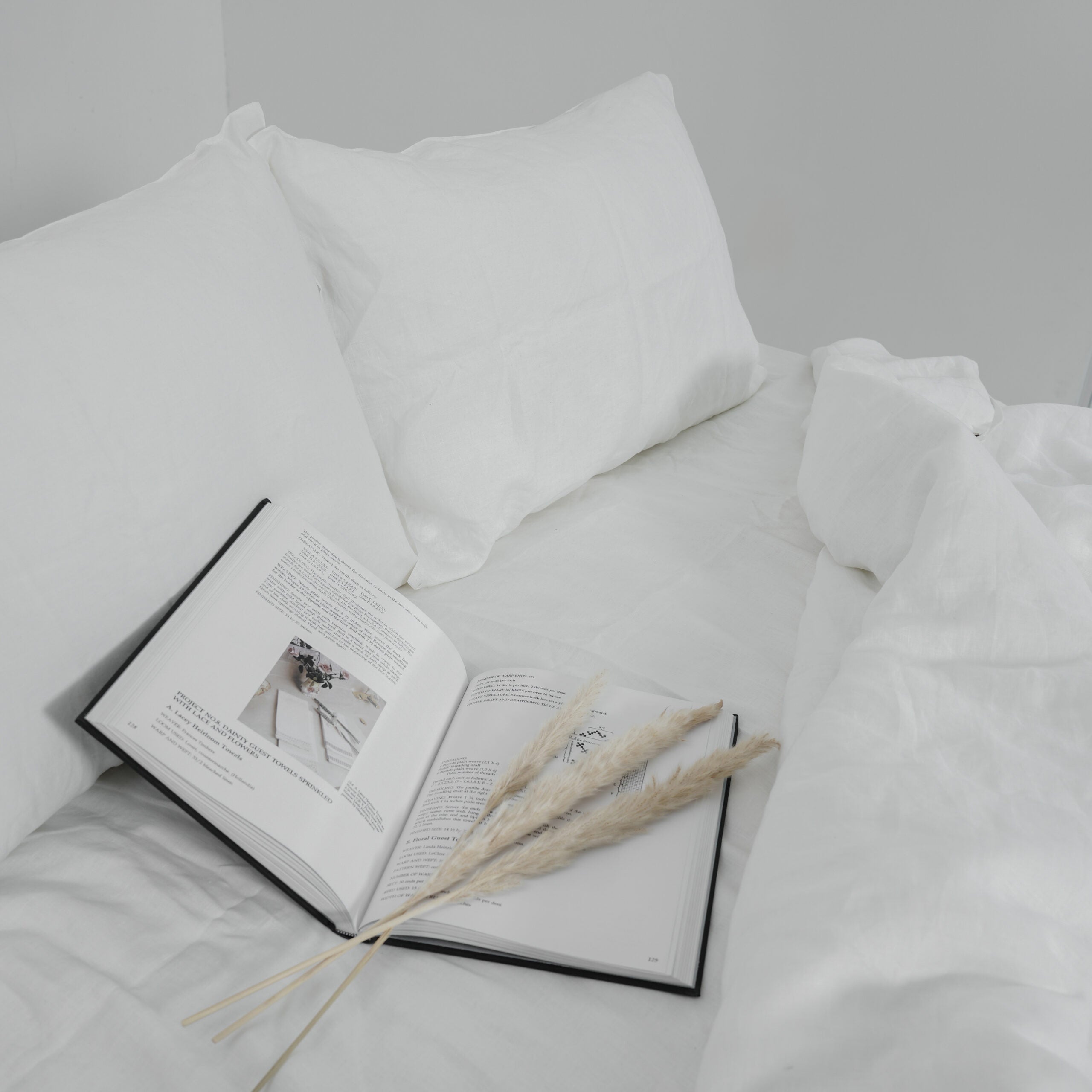 White French Linen Flat Sheet | 100% Linen Flat Sheet