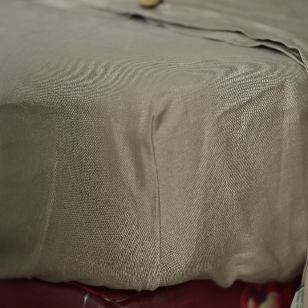 Bamboo Linen Duvet Cover - Sand | 45% Linen 55% Bamboo Rayon