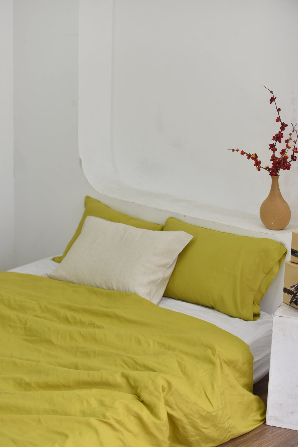 Butter Bamboo Linen Duvet Cover | 45% Linen 55% Bamboo Rayon