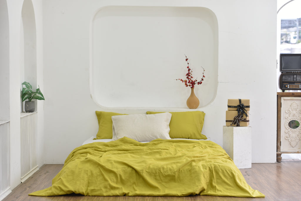 Butter Bamboo Linen Duvet Cover | 45% Linen 55% Bamboo Rayon