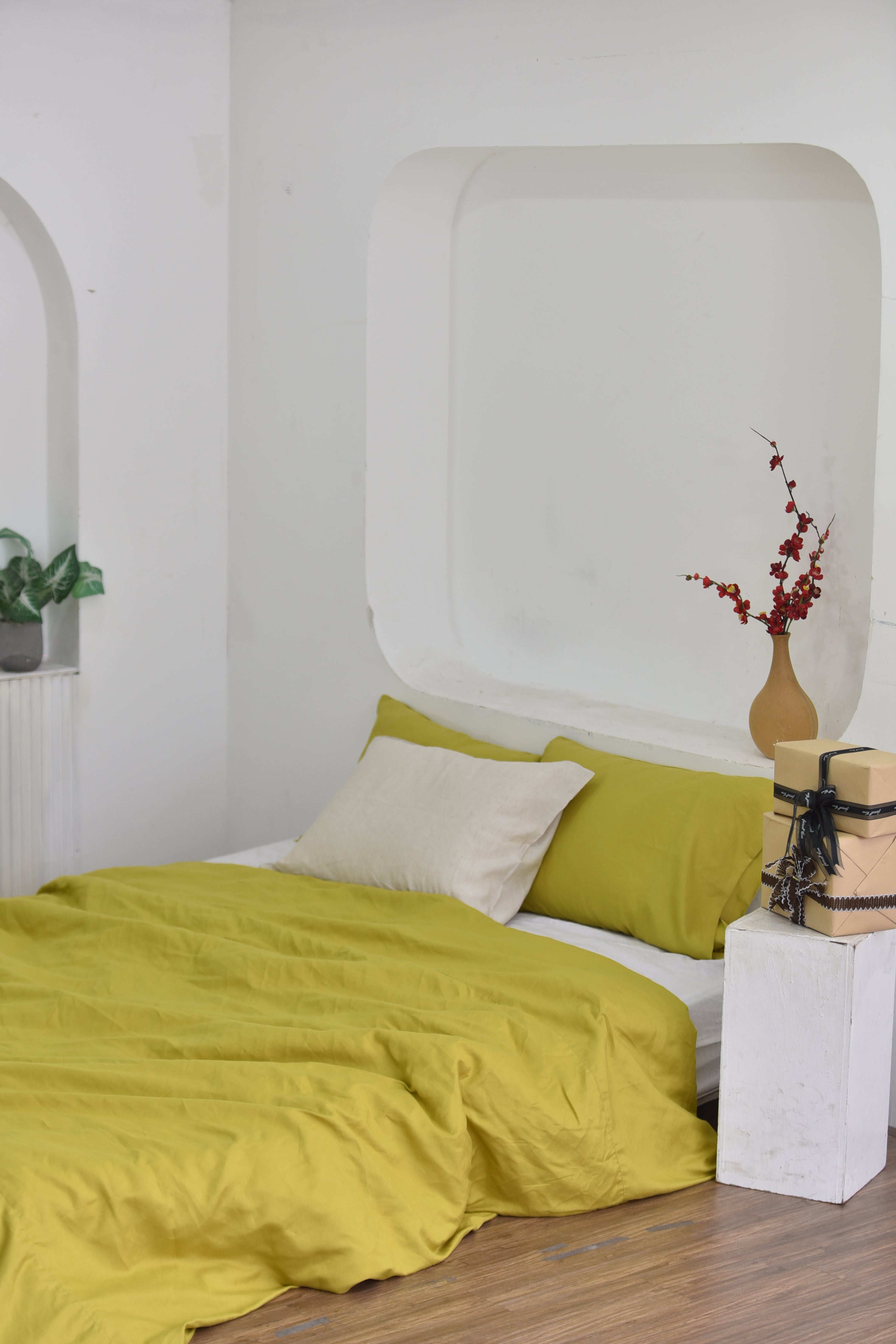 Butter Bamboo Linen Duvet Cover | 45% Linen 55% Bamboo Rayon