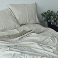 Smoke Bamboo Linen Duvet Cover | 45% Linen 55% Bamboo Rayon