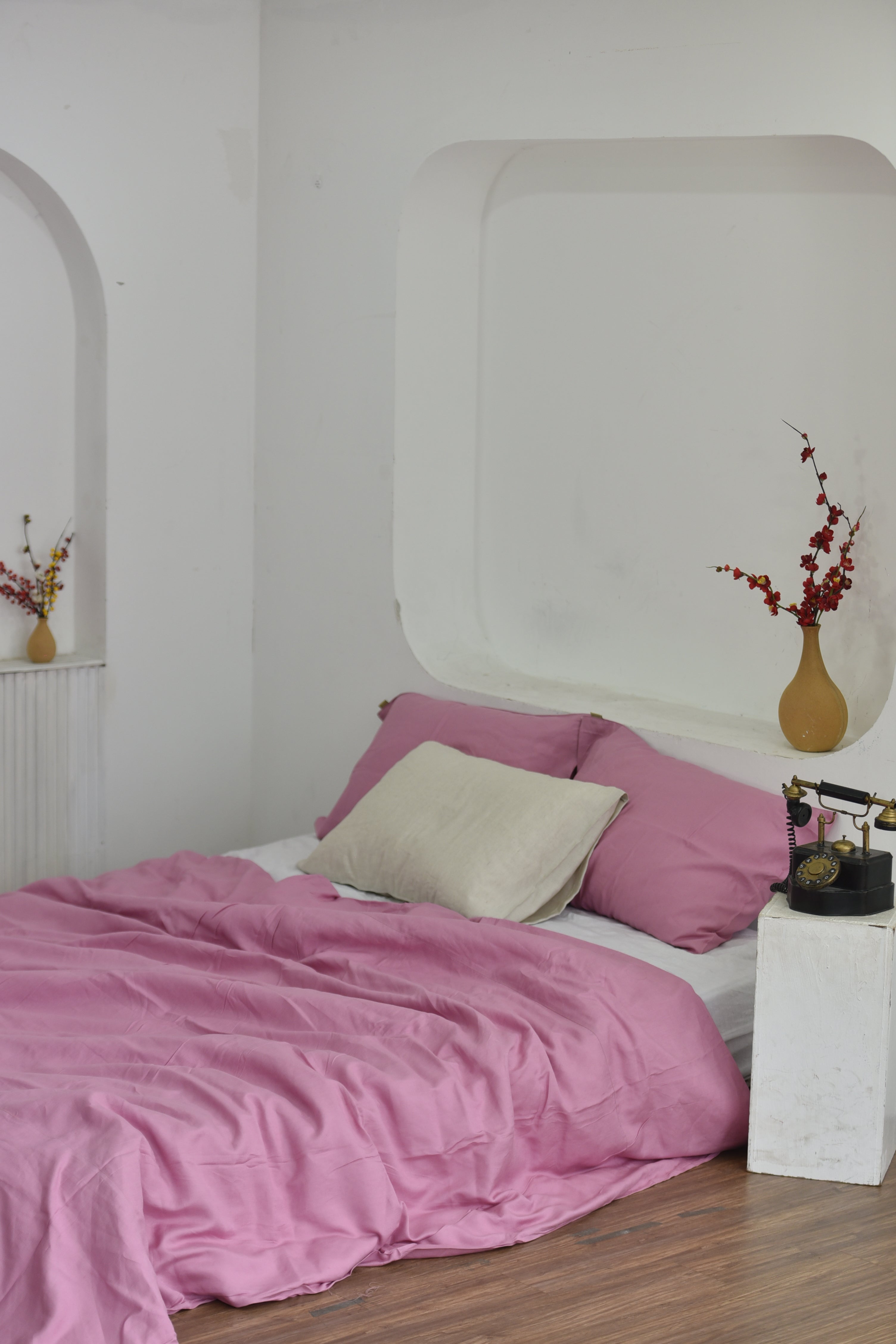 Taffy Bamboo Linen Duvet Cover | 45% Linen 55% Bamboo Rayon