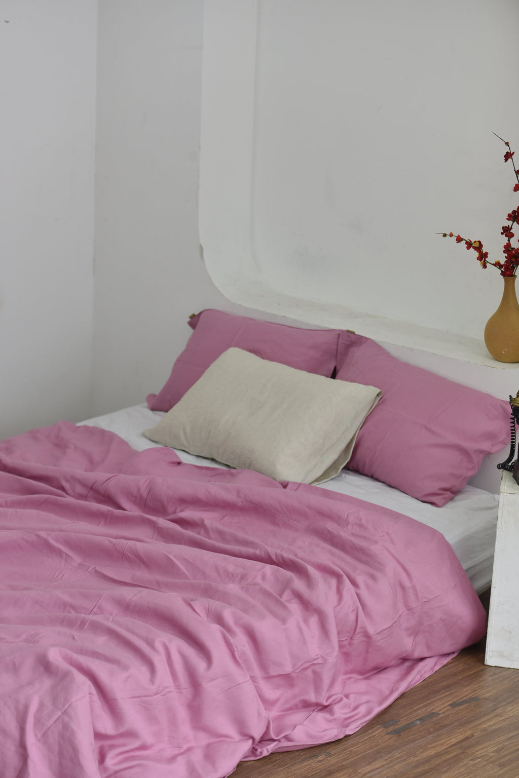 Taffy Bamboo Linen Duvet Cover | 45% Linen 55% Bamboo Rayon