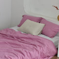 Seaweed Bamboo Linen Duvet Cover Set – 4-Piece | 45% Linen 55% Bamboo Rayon