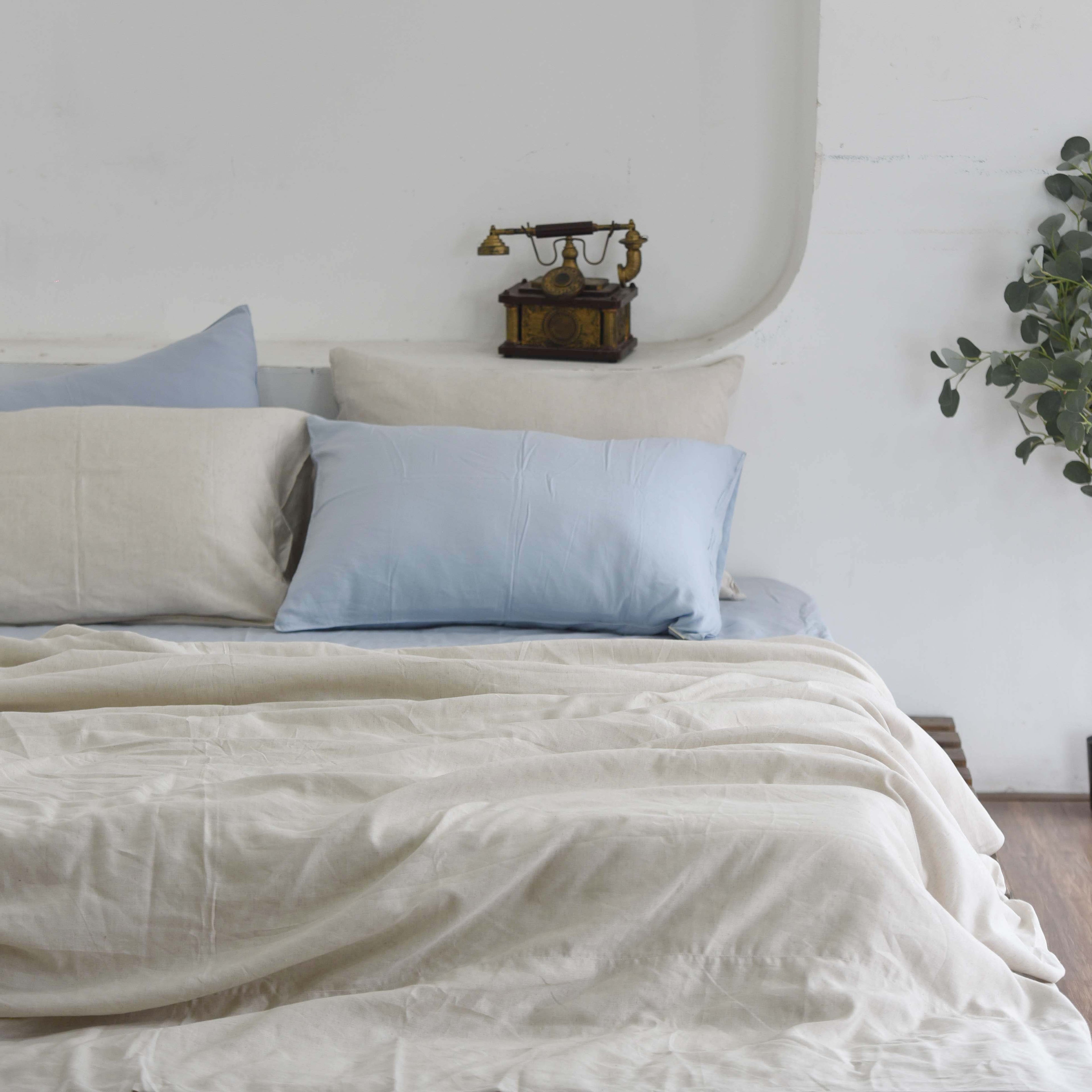 Flax Bamboo Linen Pillowcases