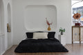 Ink Bamboo Linen Duvet Cover | 45% Linen 55% Bamboo Rayon