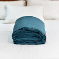 Azure French Linen Duvet Cover | Premium Bedding