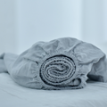 Stone Beige French Linen Fitted Sheet | Premium Linen Bedding