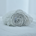 Striped French Linen Bedsheet | Deep Pocket Fitted Sheet