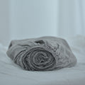 Gray French Linen Bedsheet | Deep Pocket Fitted Sheet
