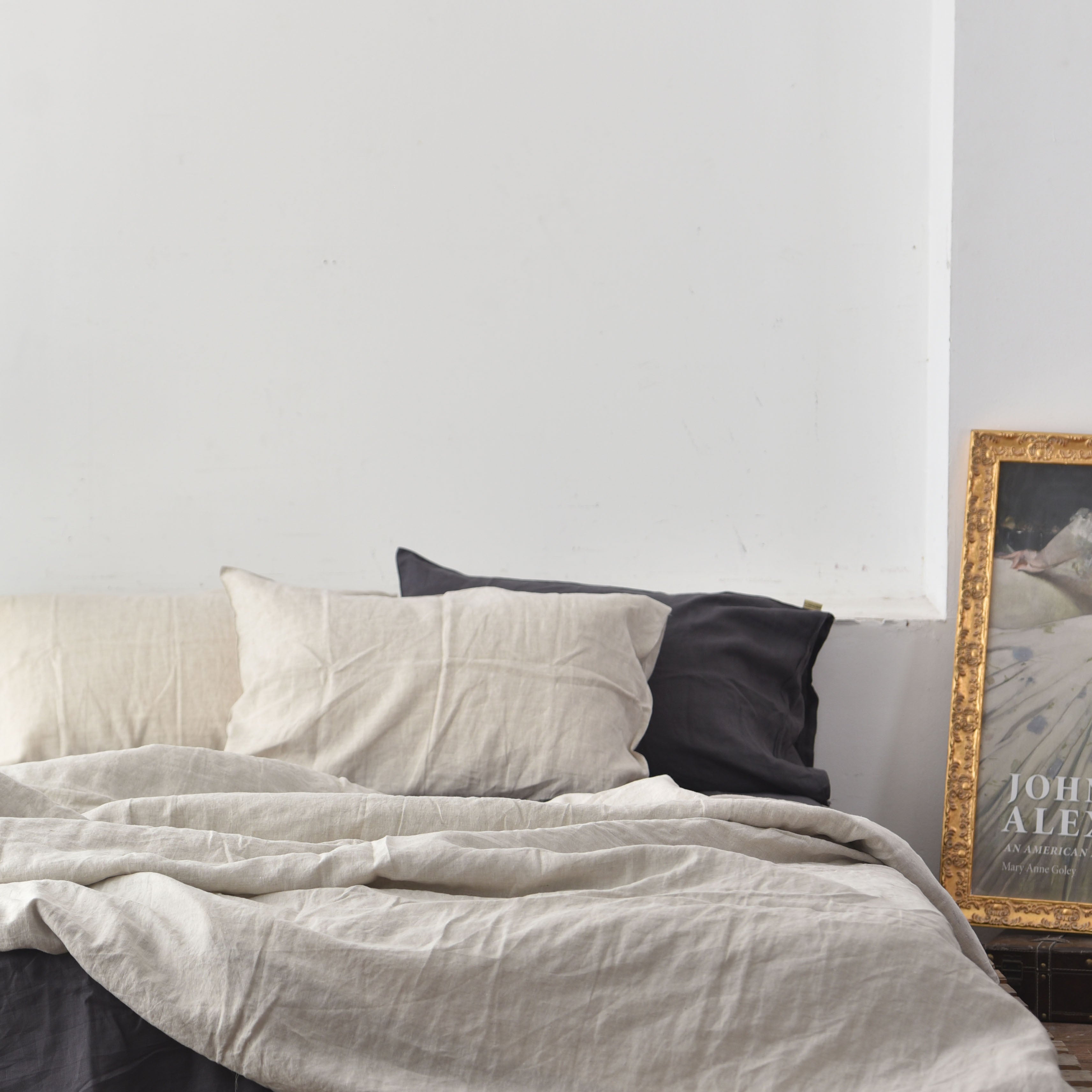 Flax French Linen Pillowcase