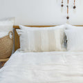 Big Striped French Linen Pillowcase | Yarn-Dyed | Handmade
