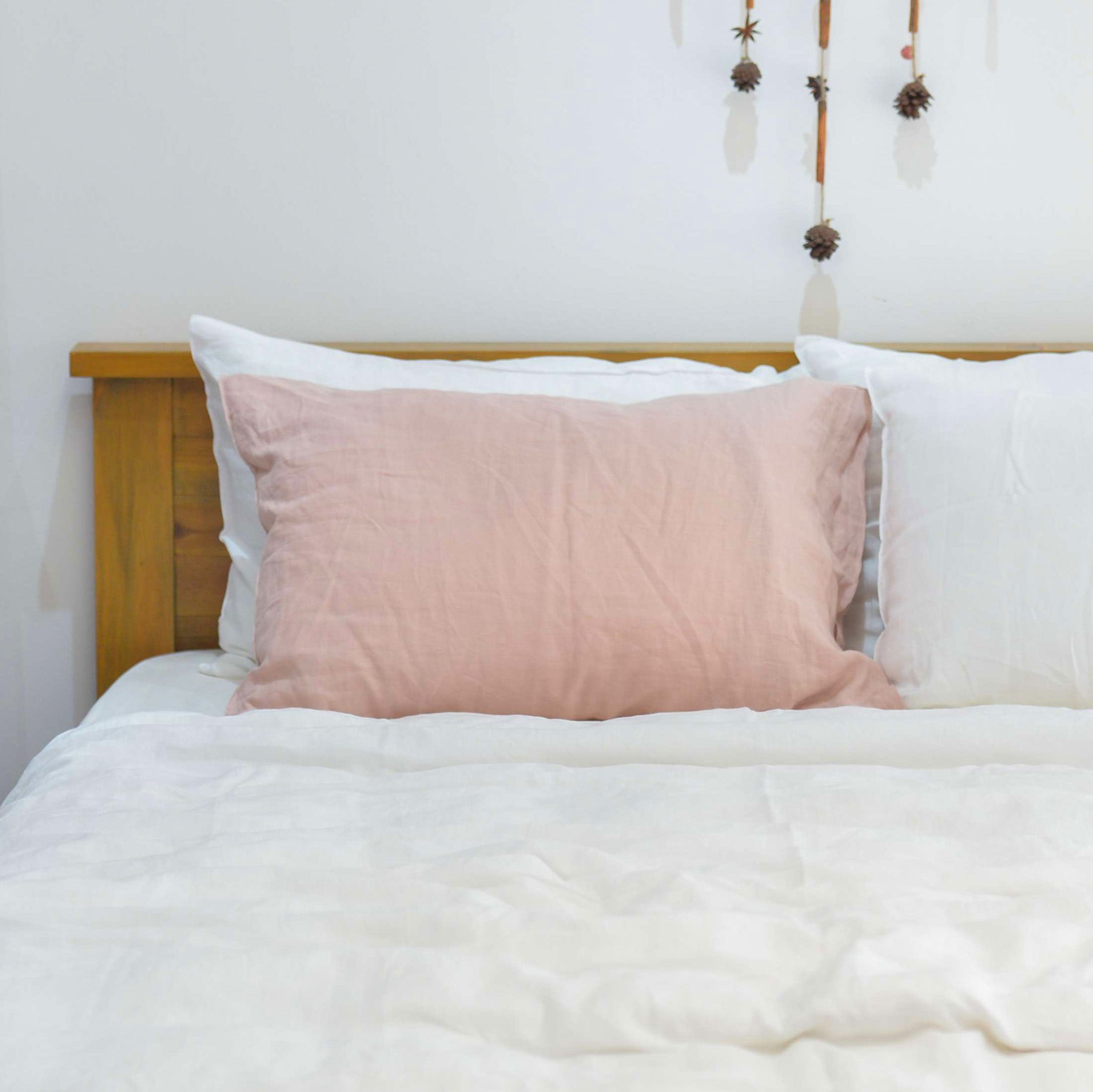 Dusty French Linen Pillowcase