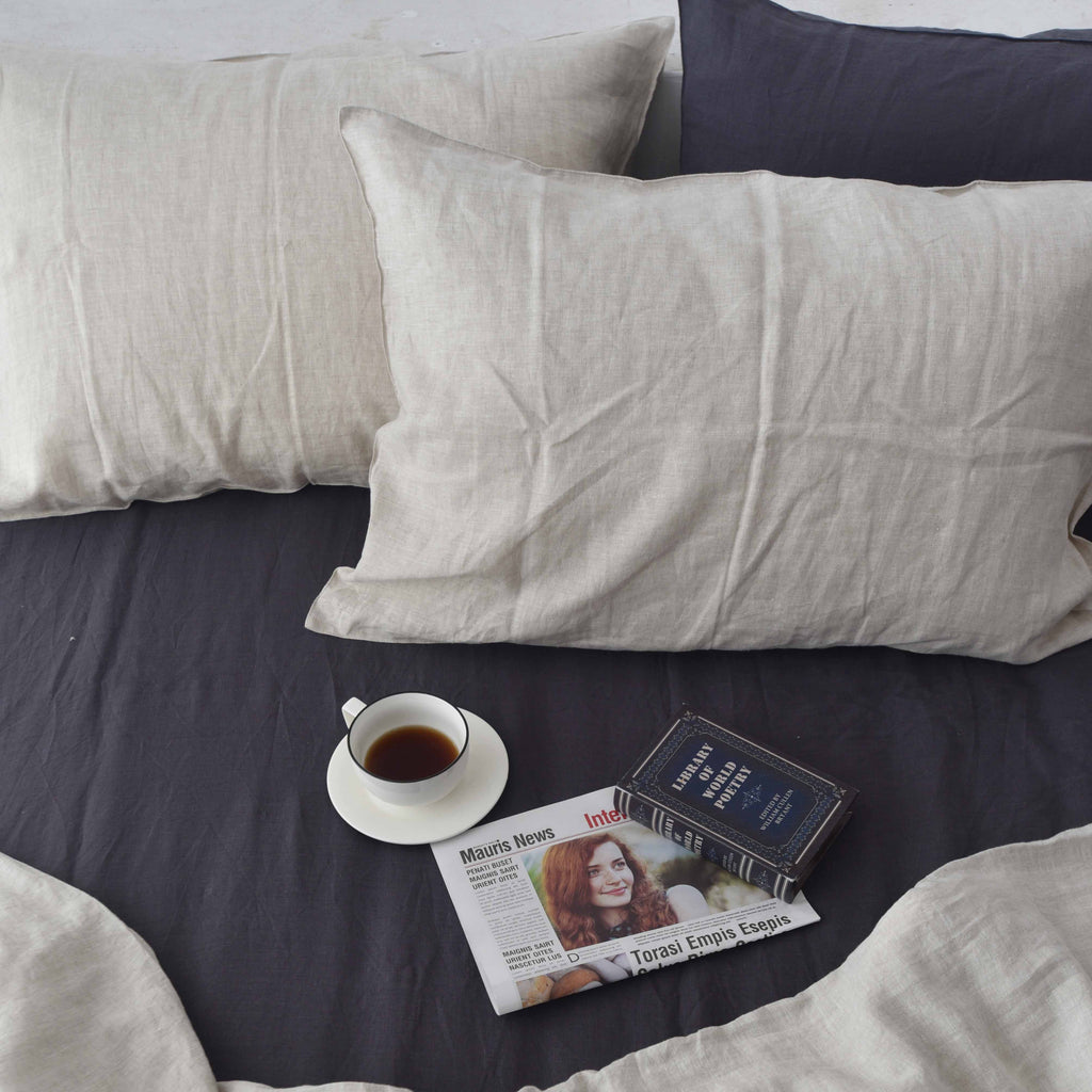 Flax French Linen Pillowcase