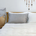 Gray French Linen Pillowcase | Yarn-Dyed | Handmade
