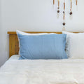 Slate Gray French Linen Pillowcase - Soft & Breathable